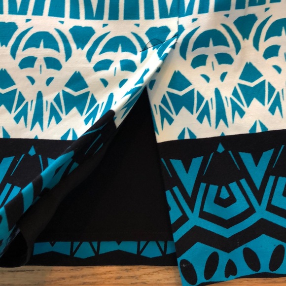 Anthropologie Color Block Pencil Skirt - Picture 5 of 6